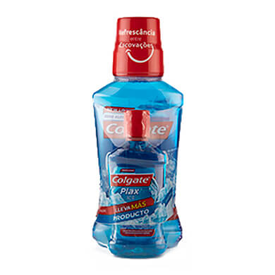 ENJUAGUE COLGATE PLAX ICE 250ML Y 60ML ENJUAGUE COLGATE PLAX ICE 250ML Y 60ML