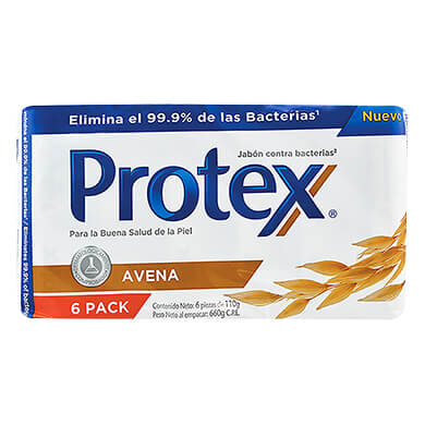 JABON PROTEX AVENA ANTIBACTE 6PCK 660GR JABON PROTEX AVENA ANTIBACTE 6PCK 660GR
